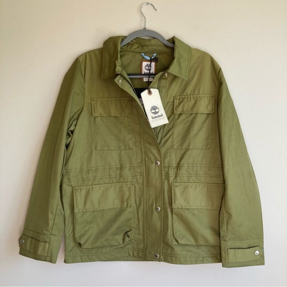 NWT Timberland Men’s M65 Mountain Jacket Green L - Picture 2 of 15